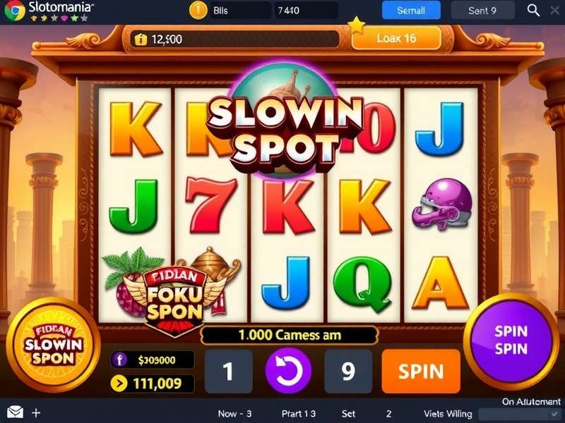 Slotomania गेम फेसबुक पर लोड न होने की समस्या का स्क्रीनशॉट