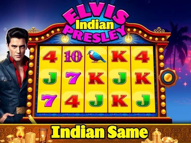 Slotomania Elvis Presley स्लॉट गेम इंटरफेस