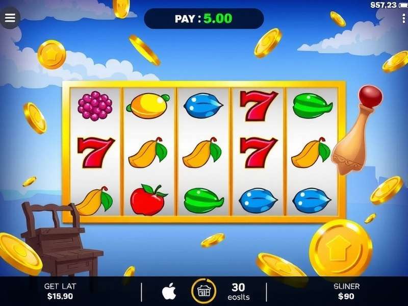 Slotomania game interface showcasing vibrant slots and jackpots